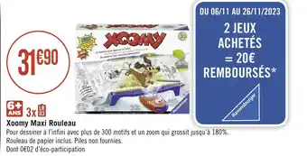 Géant Casino Xoomy Maxi Rouleau offre