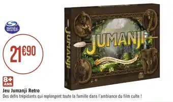 Géant Casino Jeu Jumanji Retro offre
