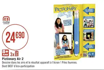 Géant Casino Pictionary Air 2 offre