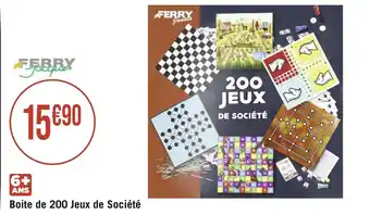 Boite de 200 Jeux de Société