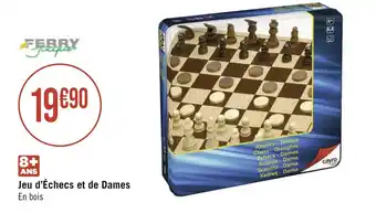 Géant Casino Jeu d'Échecs et de Dames offre