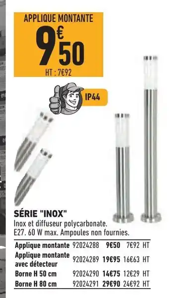 Brico Cash Série "Inox" offre
