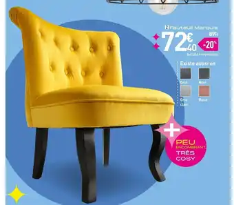 Conforama Fauteuil Marquis offre