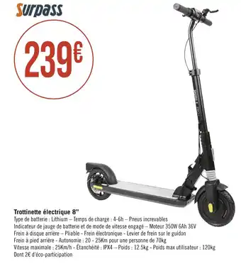Géant Casino Trottinette électrique 8 offre