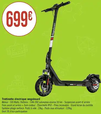Géant Casino Trottinette électrique wegoboard offre