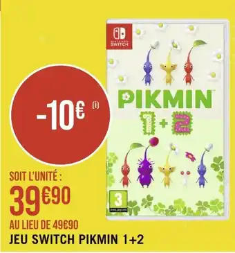 Géant Casino JEU SWITCH PIKMIN 1+2 offre