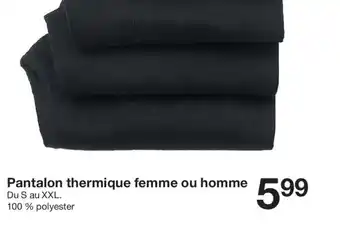 Zeeman Pantalon thermique femme ou homme offre