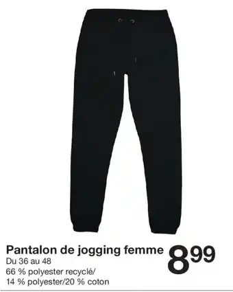Zeeman Pantalon de jogging femme offre