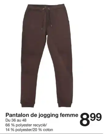 Zeeman Pantalon de jogging femme offre