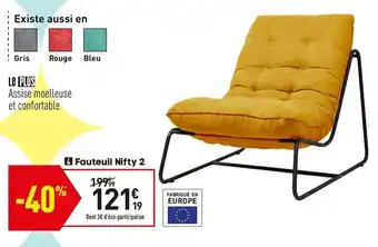 Conforama Fauteuil nifty 2 offre