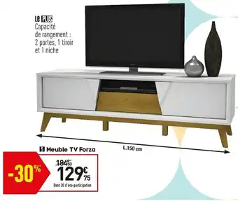 Conforama Meuble TV forza offre