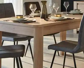 Conforama Tabnle rectangle extensible portland offre