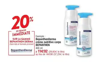 Bepanthen Derma crĂšme nutritive corps BEPANTHEN