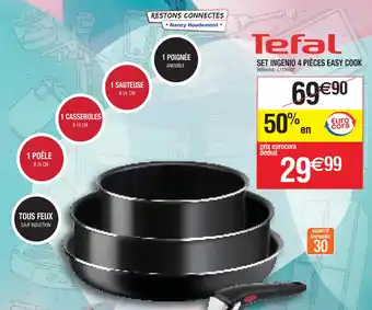 Cora x Carrefour SET INGENIO 4 PIÈCES EASY COOK offre