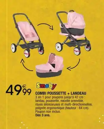 Cora x Carrefour COMBI POUSSETTE + LANDEAU offre
