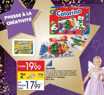 Cora x Carrefour COLORINO offre