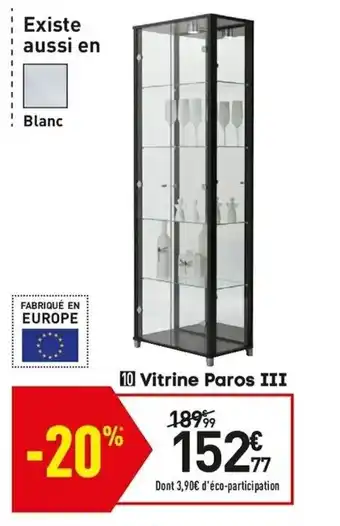 Conforama Vitrine paros III offre