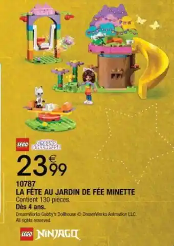 Cora x Carrefour LA FÊTE AU JARDIN DE FÉE MINETTE offre