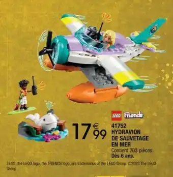 Cora x Carrefour HYDRAVION DE SAUVETAGE EN MER offre