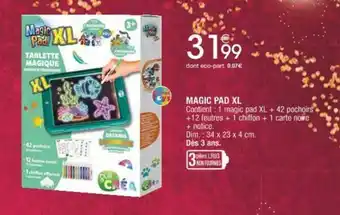 Cora x Carrefour MAGIC PAD XL offre