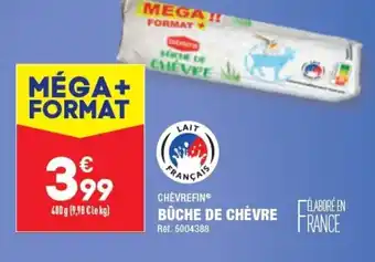 ALDI BÛCHE DE CHÈVRE offre