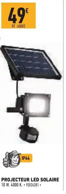 Brico Cash Projecteur Led Solaire offre