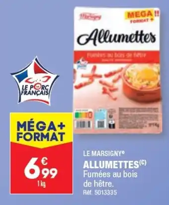 ALDI ALLUMETTES offre