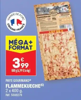 ALDI FLAMMEKUECHE offre