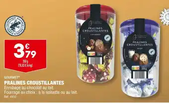 ALDI Gourmet pralines croustillantes offre