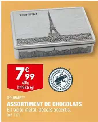 ALDI Gourmet assortiment de chocolats offre