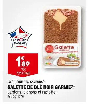ALDI La cuisine des saveurs galette de blé noir garnie offre