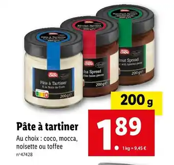 Lidl Mister choc pâte à tartiner offre