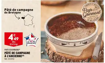 ALDI Pays gourmand pâté de campagne à l’ancienne offre