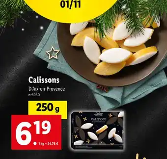 Lidl Deluxe calissons offre