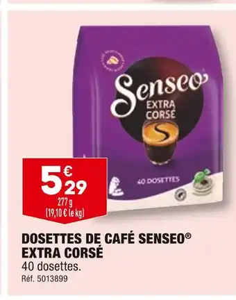 ALDI Senseo dosettes de café extra corsé offre