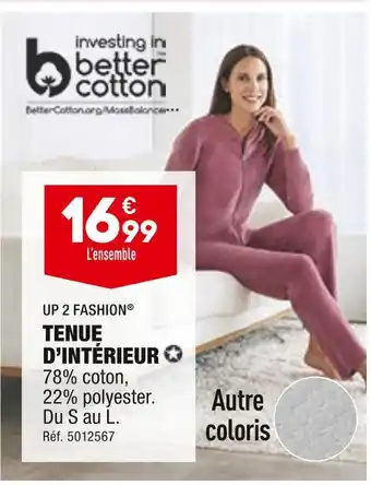 ALDI Up 2 fashion tenue d’intérieur offre