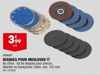 ALDI Ferrex disques pour meuleuse offre