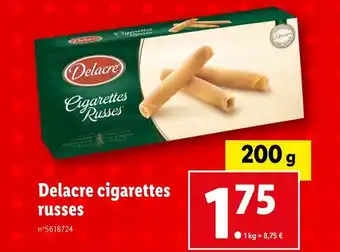Lidl Delacre delacre cigarettes russes offre