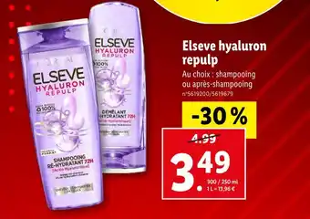 Lidl Elseve elseve hyaluron repulp offre