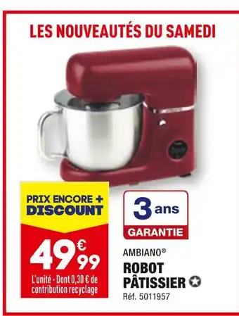 ALDI Ambiano robot pâtissier offre