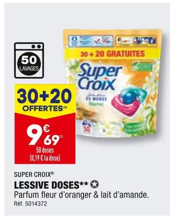 ALDI Super croix lessive doses offre