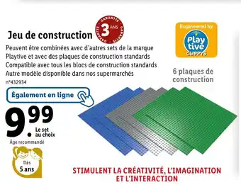 Lidl Jeu de construction offre
