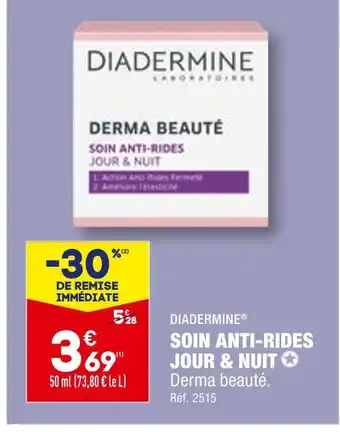 ALDI Diadermine soin anti-rides jour & nuit offre