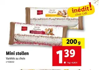 Lidl Favorina mini stollen offre