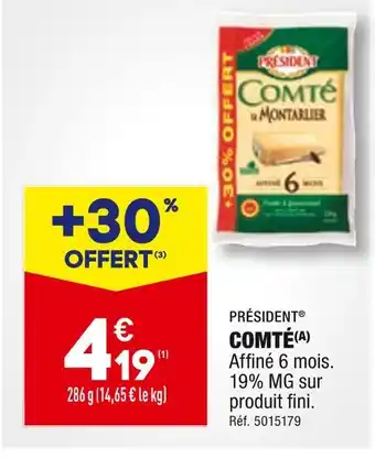 ALDI Président comté offre