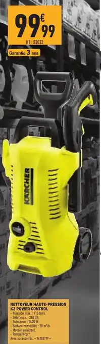 Brico Cash Nettoyeur Haute-Pression K2 Power Control offre