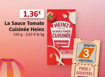Colruyt Heinz la sauce tomate cuisinée offre