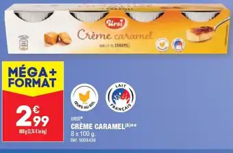 ALDI CRÈME CARAMEL offre