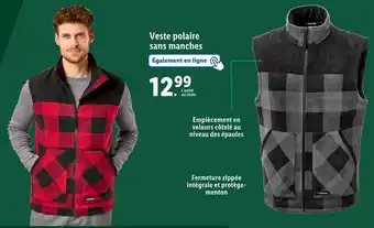 Parkside veste polaire sans manches
