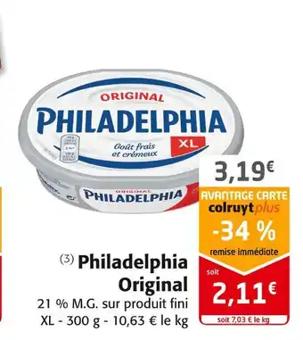 Colruyt Philadelphia philadelphia original offre